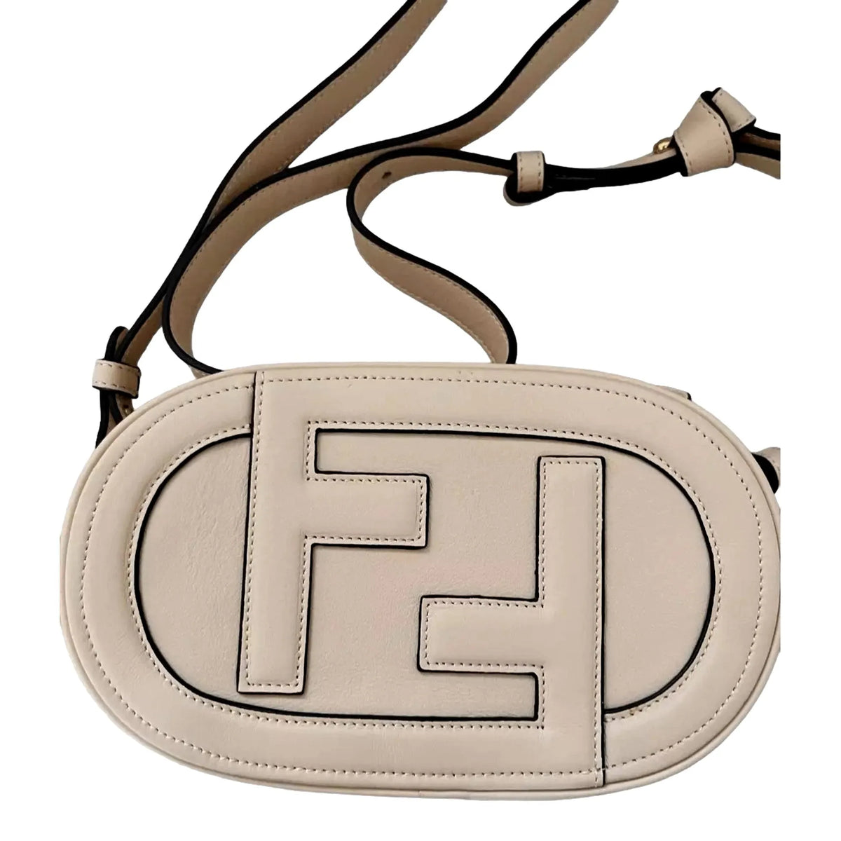 Fendi Light Rose вЂOвЂ™Lock MiniвЂ™ Shoulder Bag