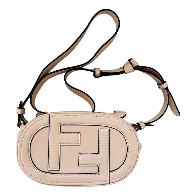 Fendi Light Rose вЂOвЂ™Lock MiniвЂ™ Shoulder Bag