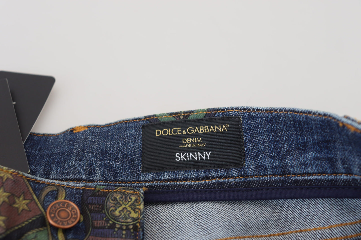 Dolce & Gabbana Elegant Slim-Fit Blue Denim Jeans