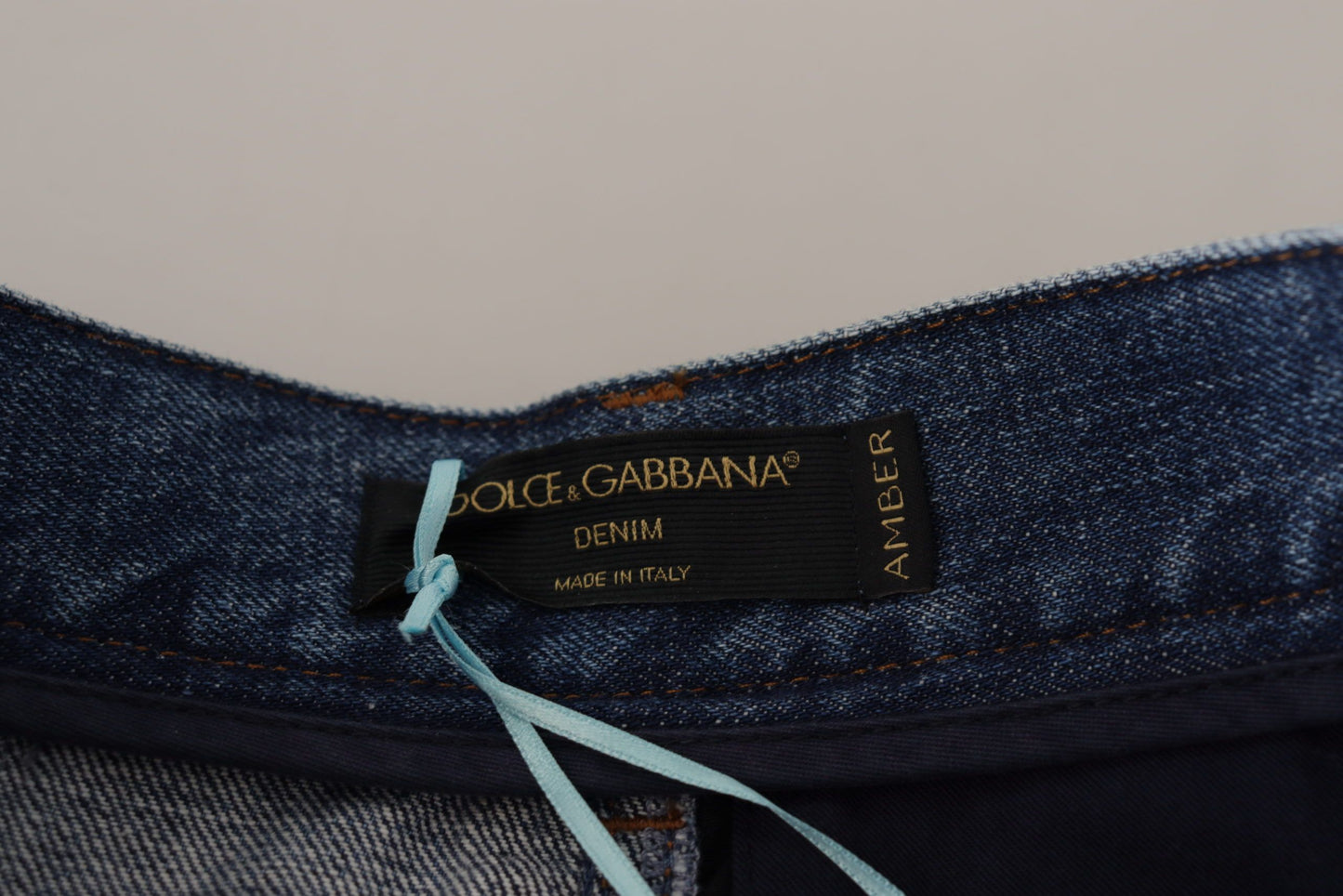 Dolce & Gabbana Patchwork Jacquard Denim Relaxed Jeans