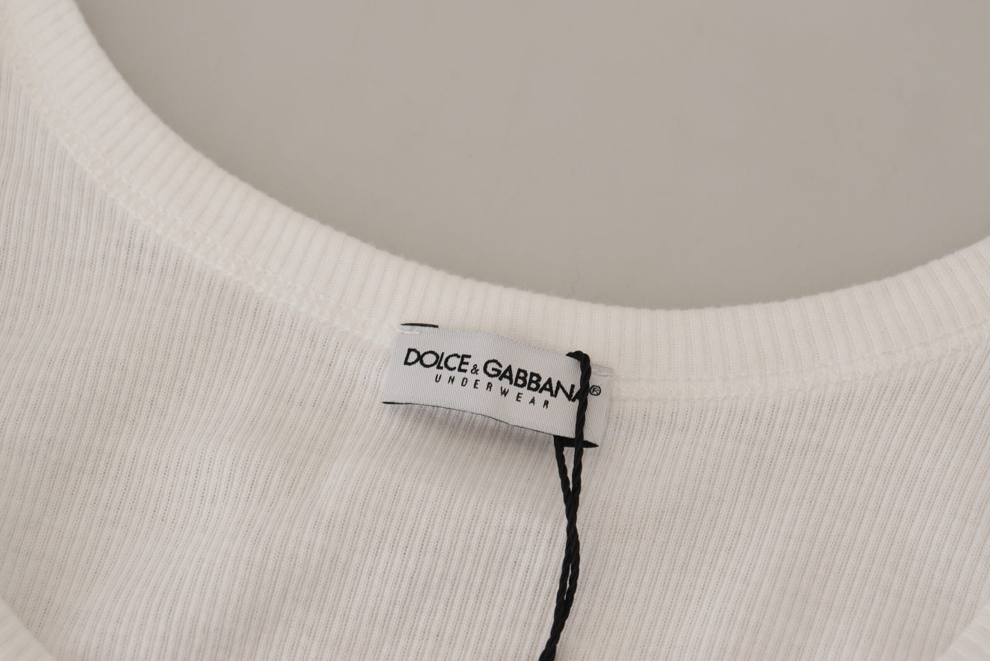 Dolce & Gabbana Elegant White Sleeveless Tank T-Shirt