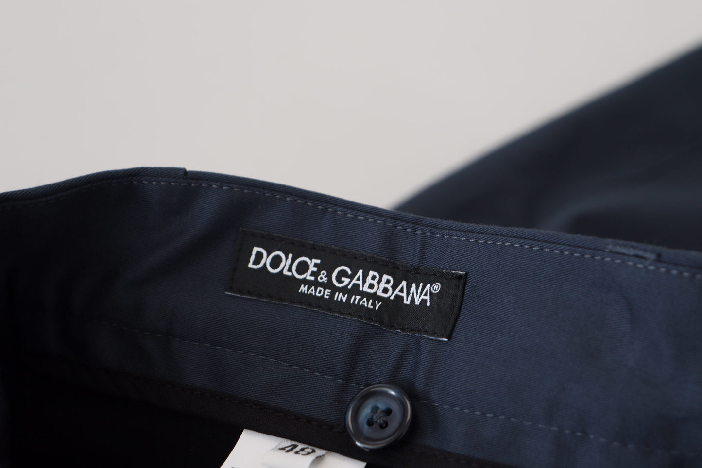 Dolce & Gabbana Elegant Blue Cotton Blend Shorts