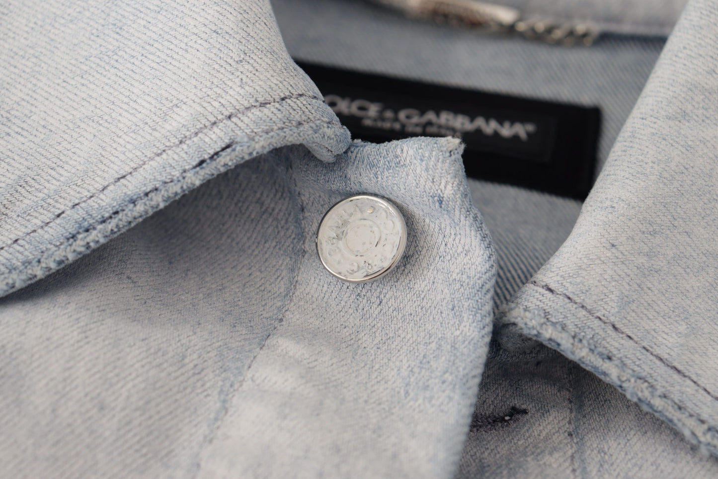 Dolce & Gabbana Elegant Light Blue Denim Jacket