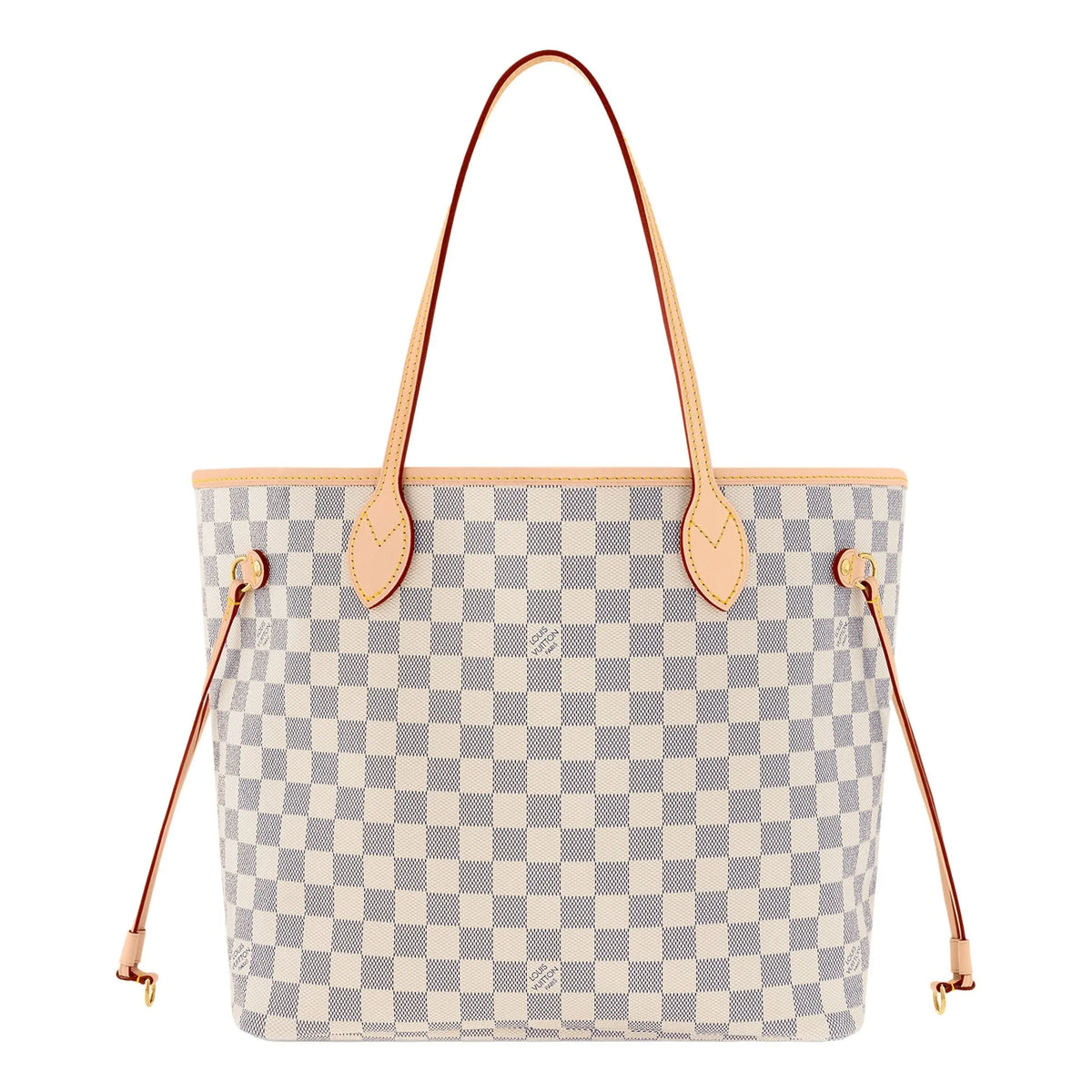 Louis Vuitton Ballerine Damier Azur White Neverfull MM Tote