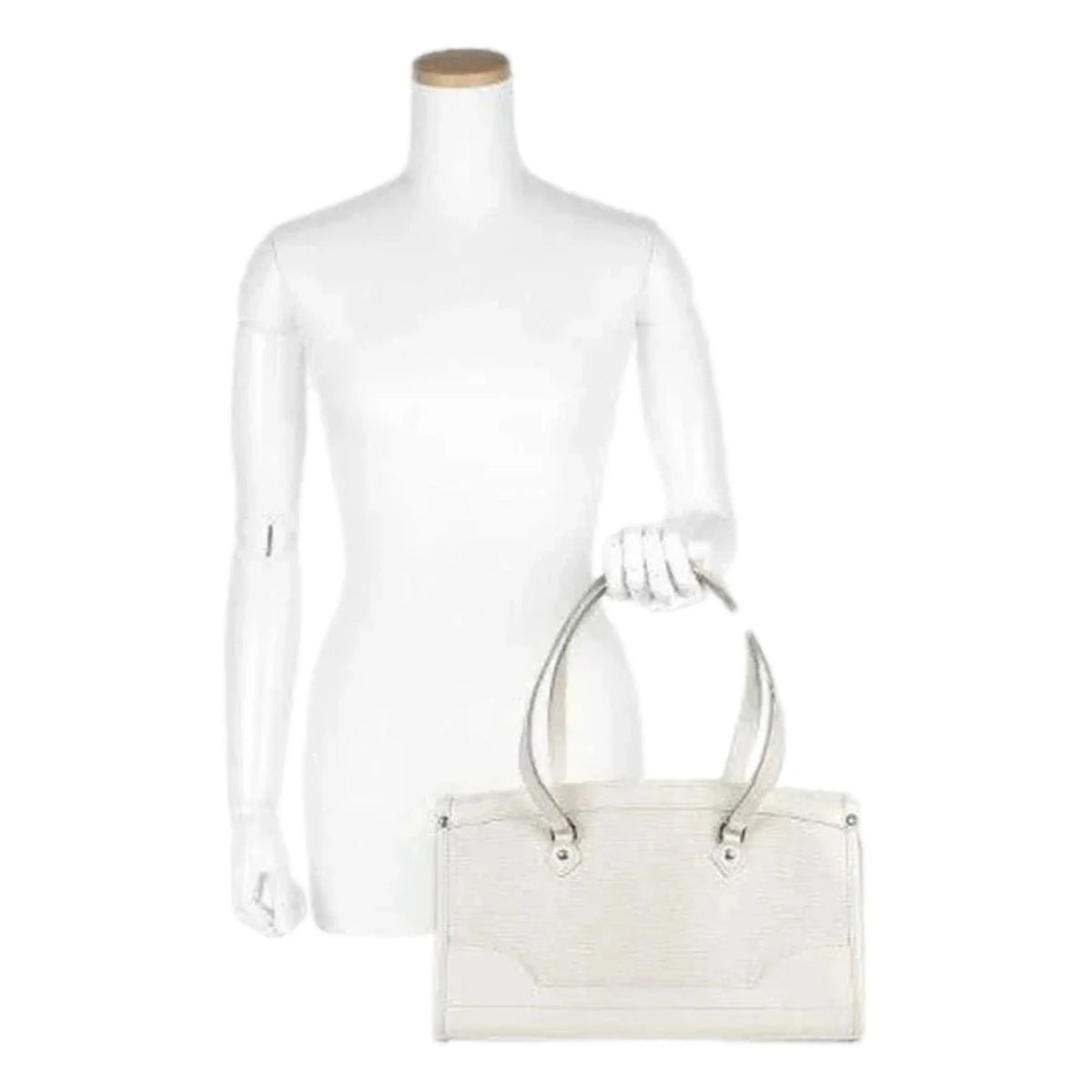 Louis Vuitton Madeleine PM Epi Shoulder Bag White