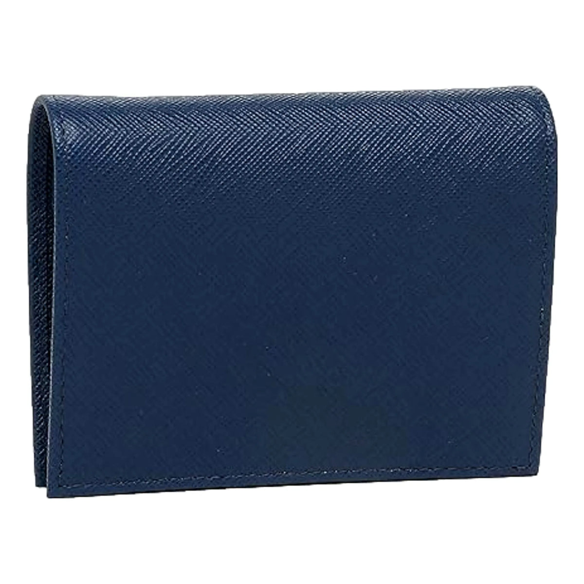 Prada Womens Saffiano Multi-Color Folding Wallet Bluette Blue and Astrale