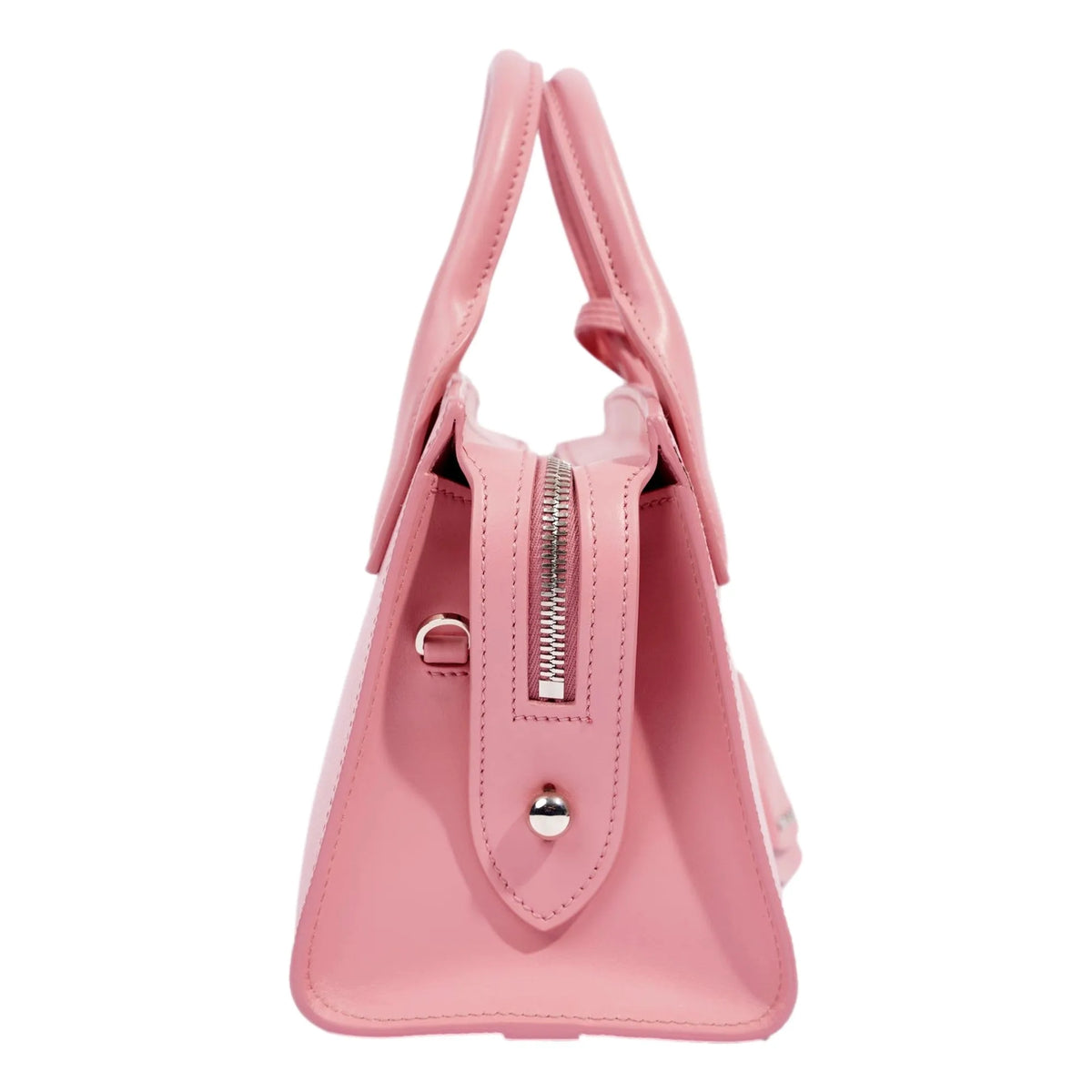 Prada Kristen Saffiano Top Handle Mini Tote Crossbody Bag Petalo Pink