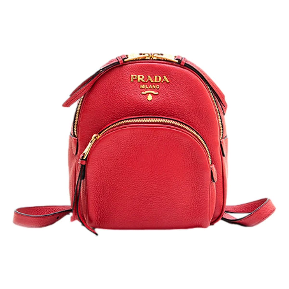 Prada Convertible Front Pocket Backpack Vitello Daino Small