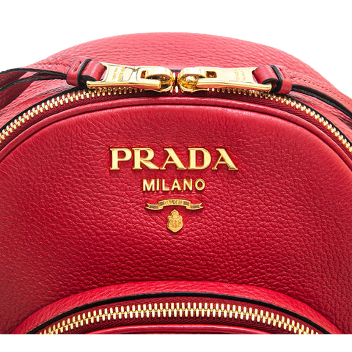 Prada Convertible Front Pocket Backpack Vitello Daino Small