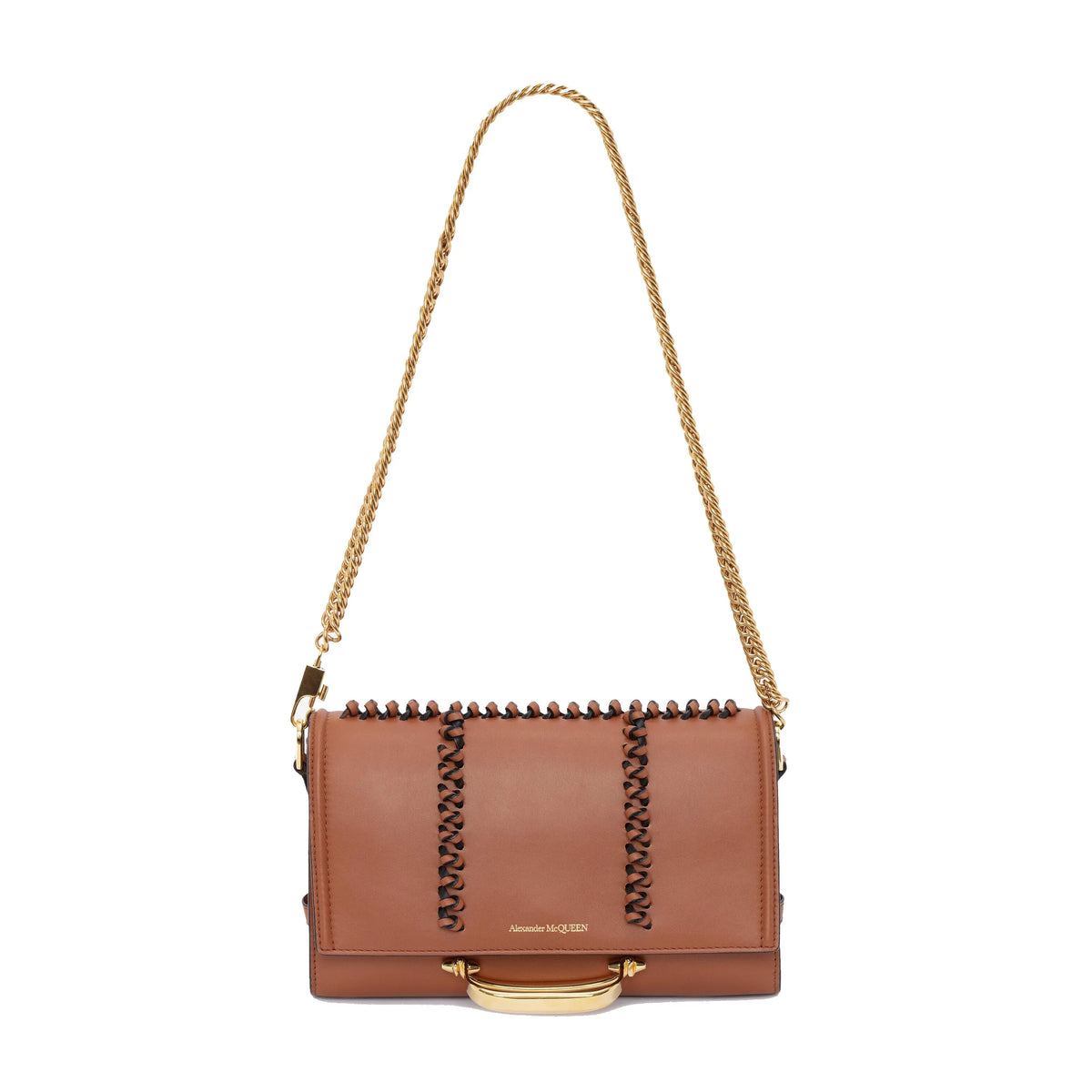 Alexander McQueen The store knotted Brown Handbag