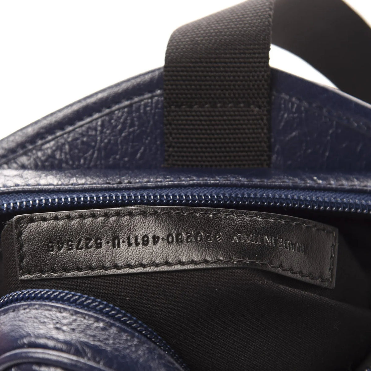 Balenciaga Arena Blue Lambskin Leather Backpack Bag