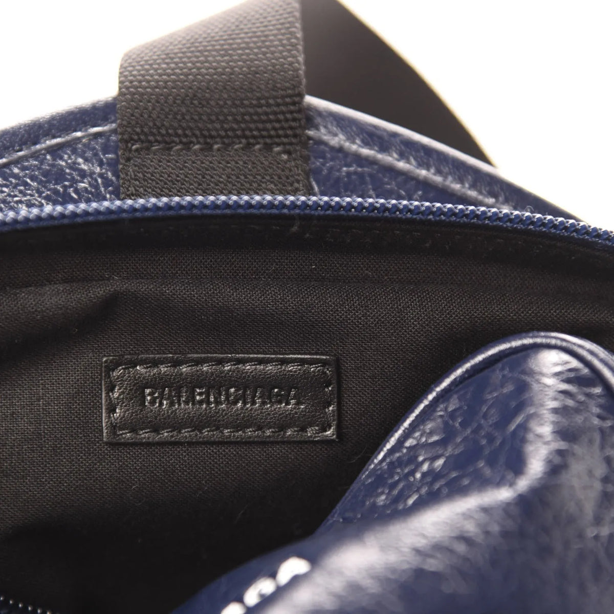 Balenciaga Arena Blue Lambskin Leather Backpack Bag