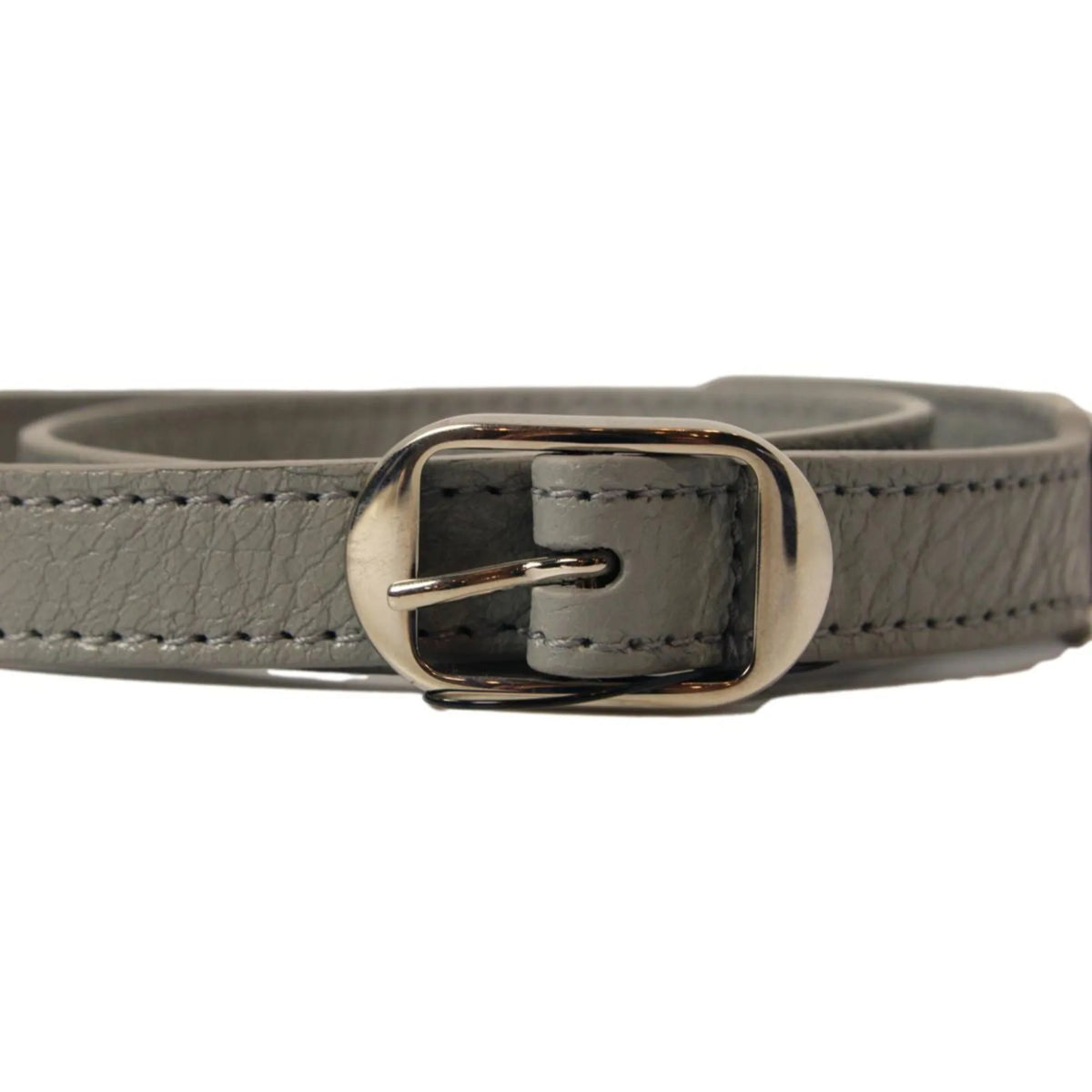 Balenciaga Arena Grey Lambskin Leather Wrap Bracelet