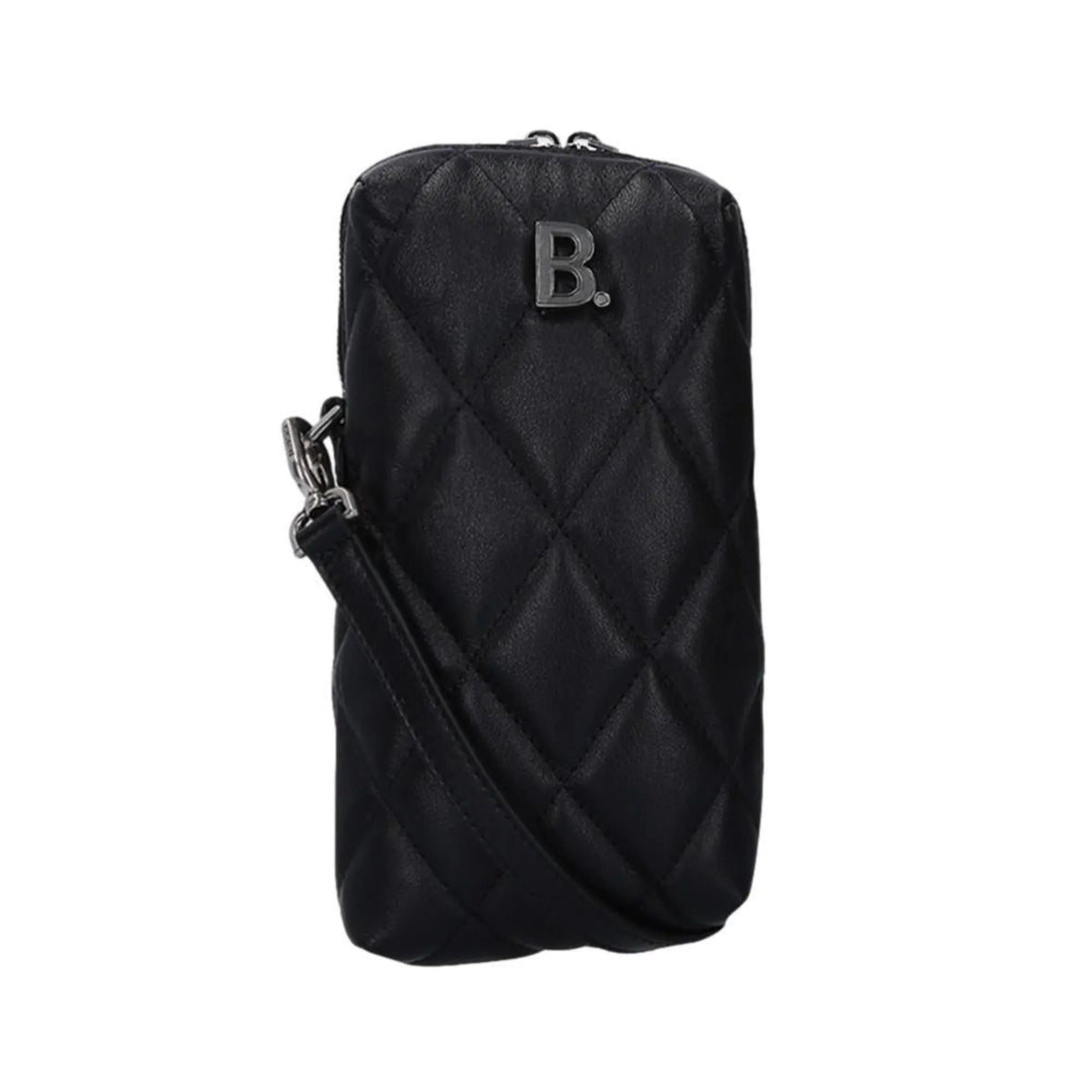 Balenciaga Touch Black Nappa Leather Quilted Puffy Bag