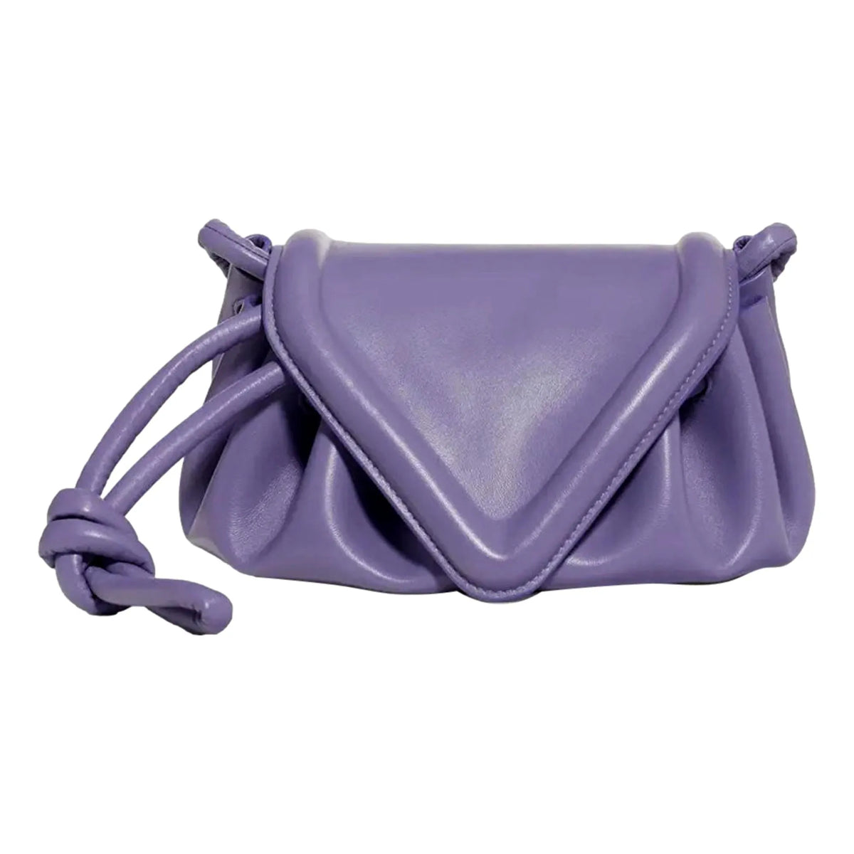 Bottega Veneta Beak Lavender Nappa Leather Small Crossbody Bag