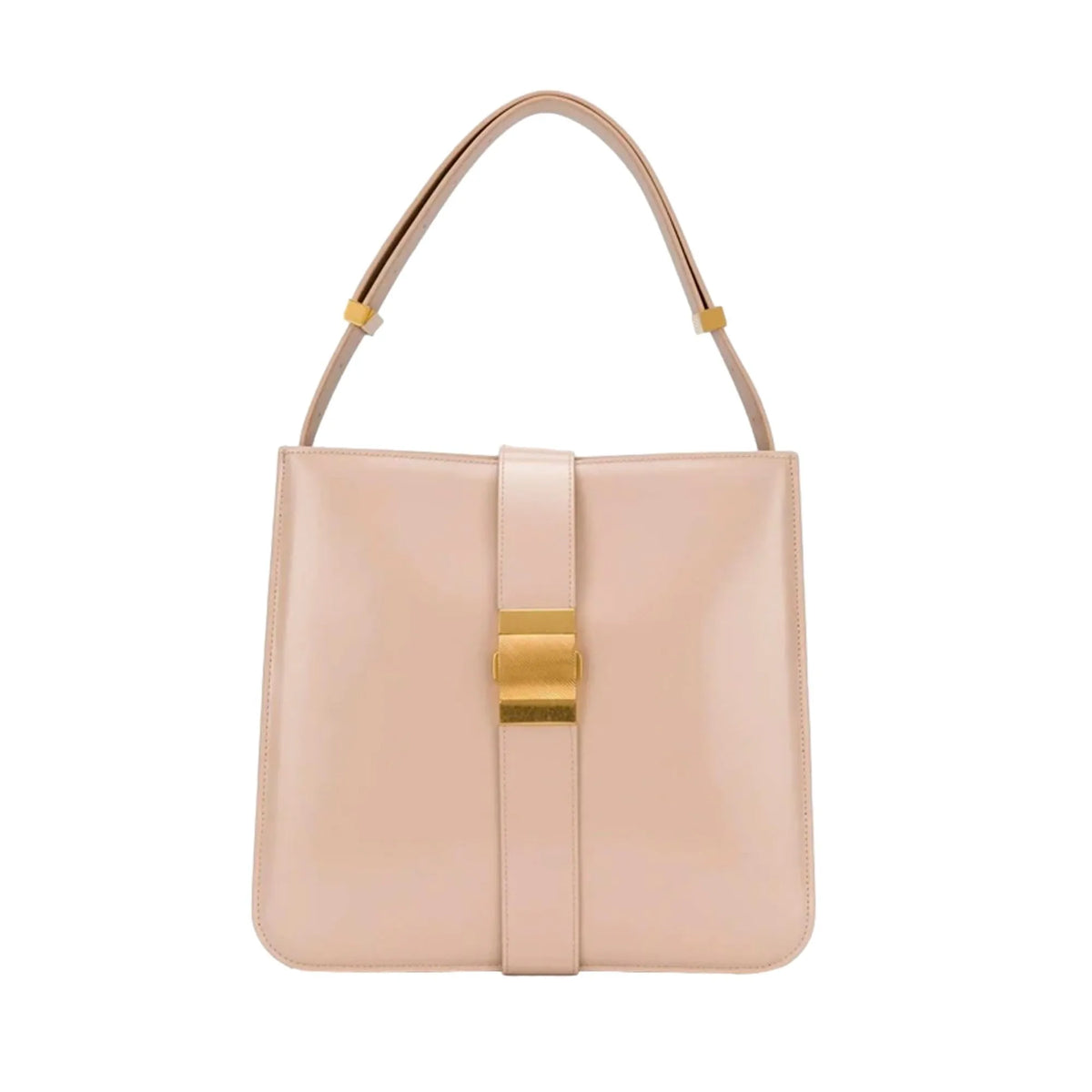 Bottega Veneta Marie Smooth Nude Blush Leather Shoulder Bag