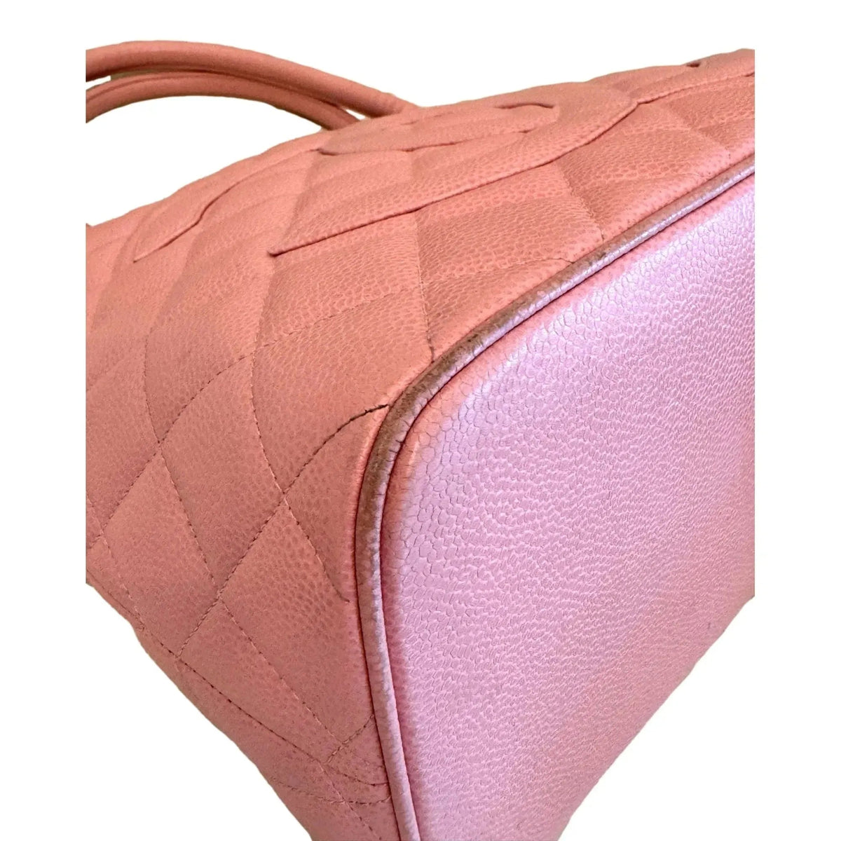 Chanel Caviar Quilted Leather Medallion Tote Pink - Handbags - Clayton's Online Store