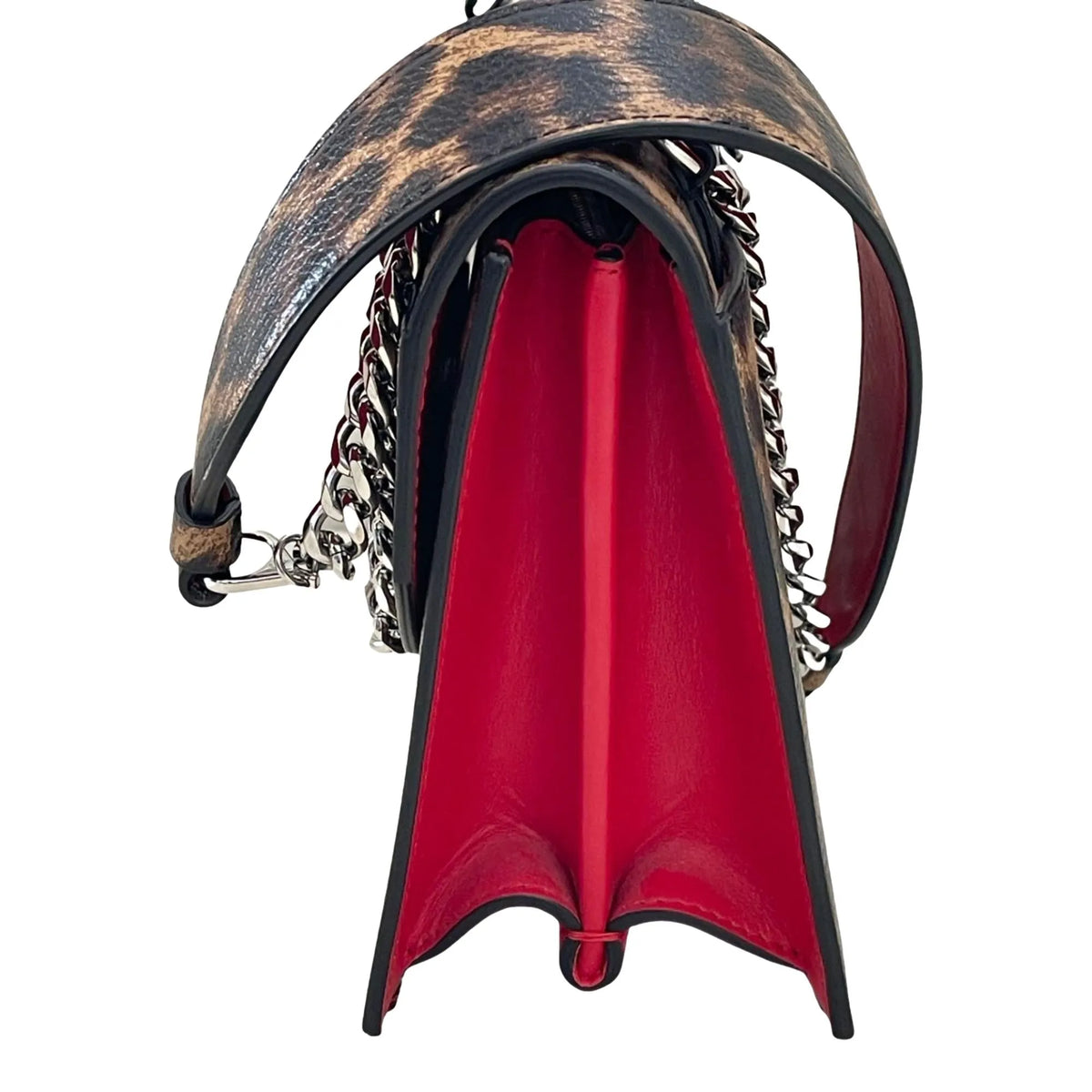 Christian Louboutin Elisa Calf Empire Leopard Bag