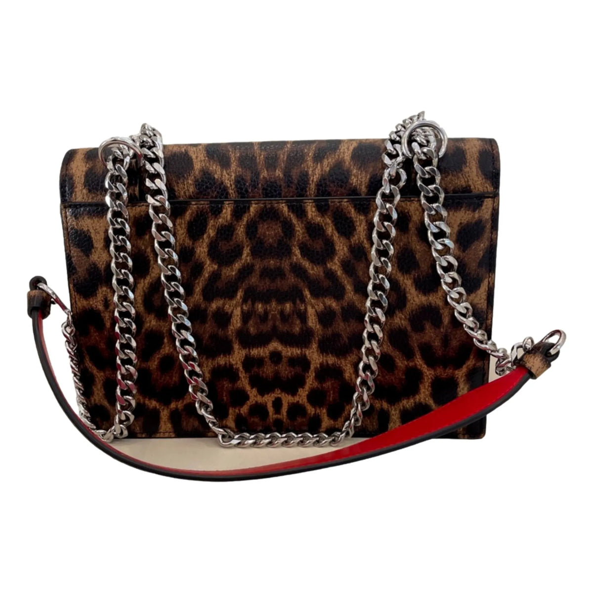 Christian Louboutin Elisa Calf Empire Leopard Bag