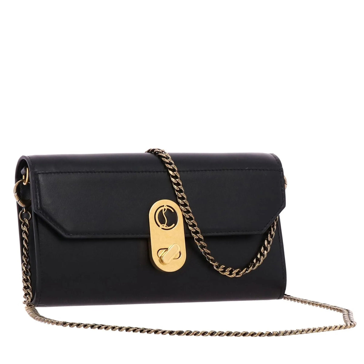 Christian Louboutin Elisa Black Paris Convertible Shoulder Belt Bag - Handbags - Clayton's Online Store