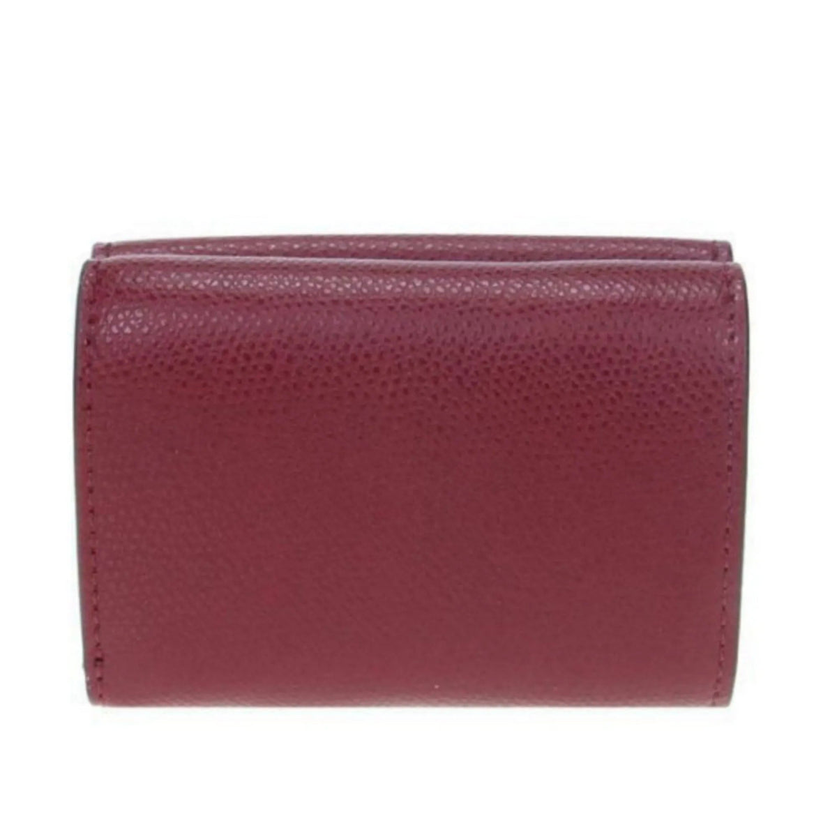 Fendi Calf Leather F Logo Barola Red Micro Trifold Wallet - Wallets - Clayton's Online Store