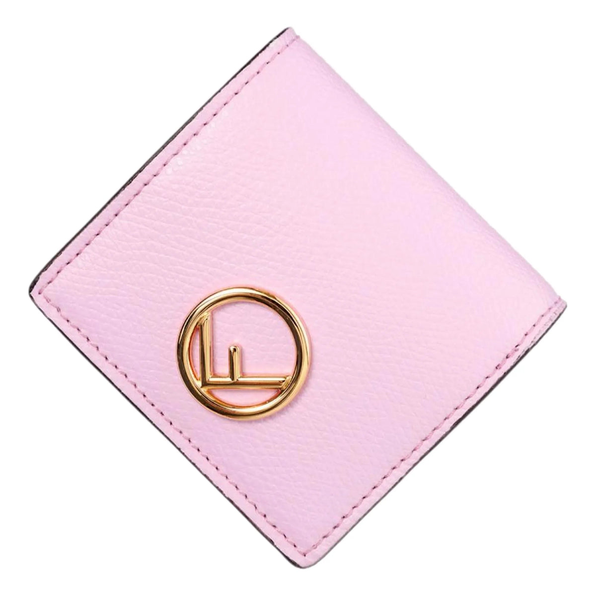 Fendi Calf Leather F logo Lavanda Pink Leather Coin Purse - Wallets - Clayton's Online Store