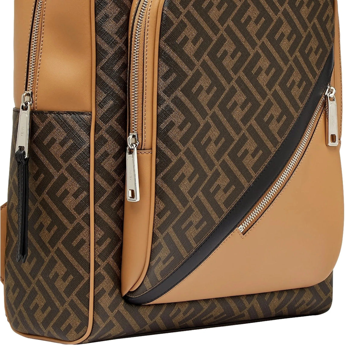 Fendi Diagonal FF Logo Men's Backpack - Handbags - Clayton's Online Store