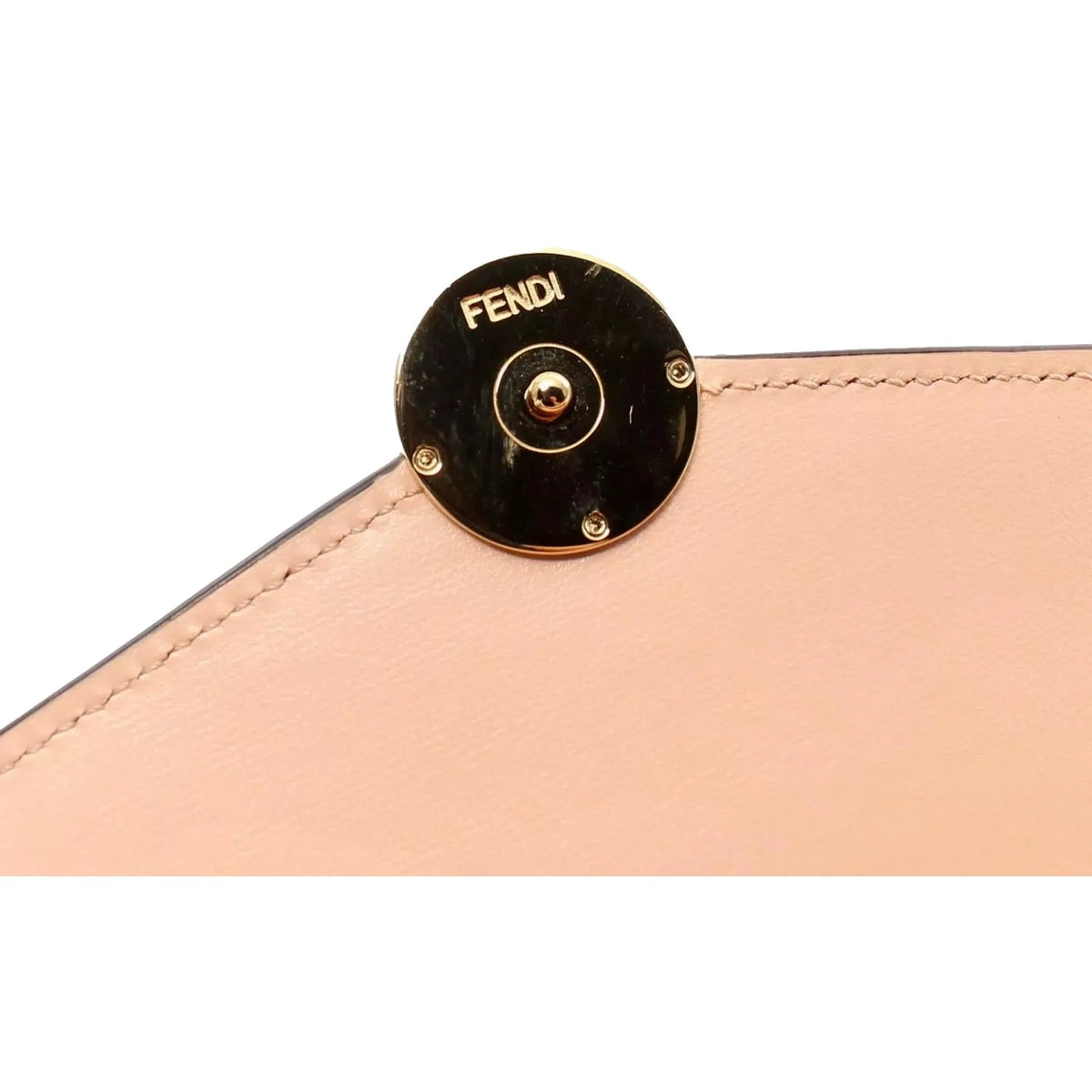 Fendi F Is Fendi Leather Long Envelope Womens Wallet Light Rose Beige Pink - Wallets - Clayton's Online Store