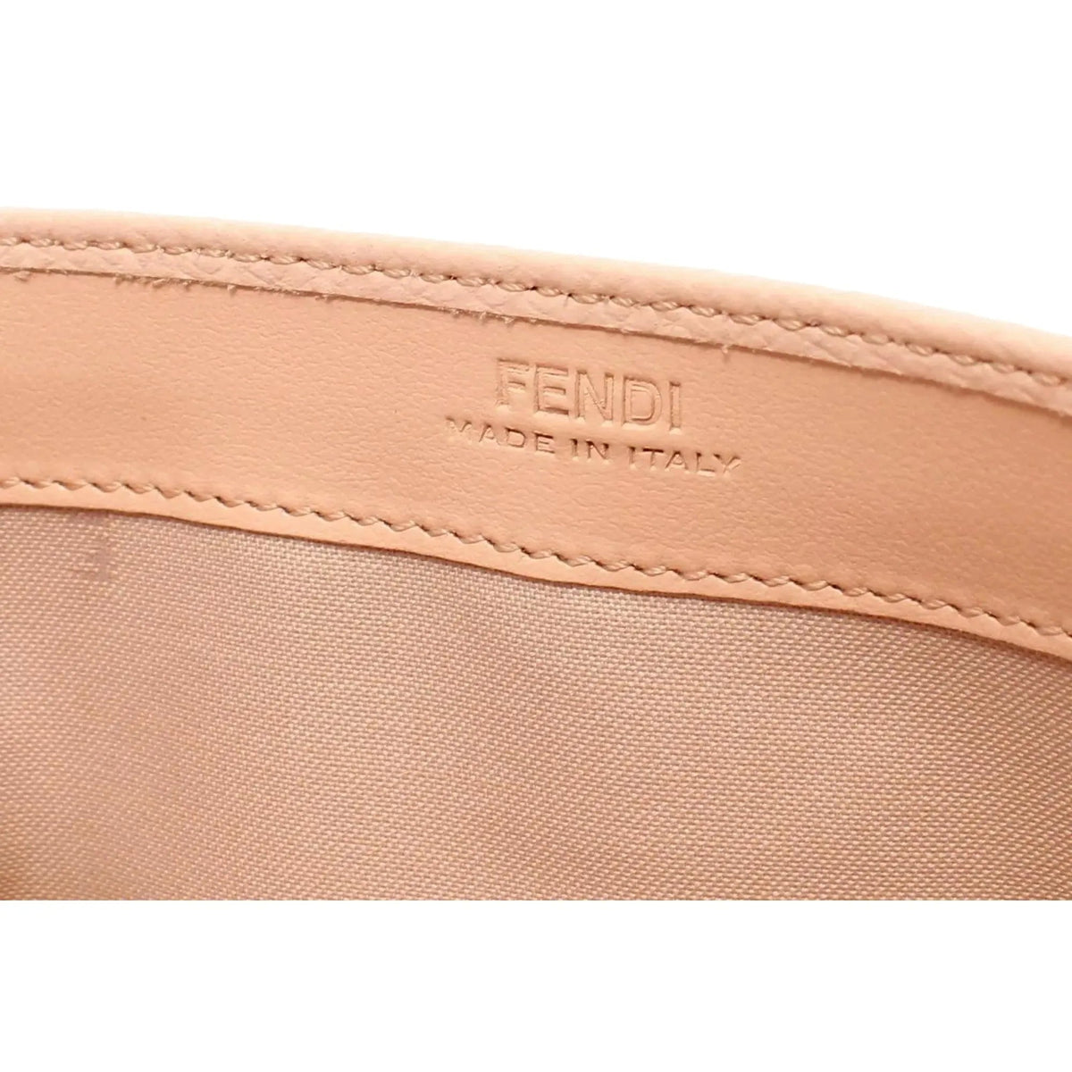 Fendi F Is Fendi Leather Long Envelope Womens Wallet Light Rose Beige Pink - Wallets - Clayton's Online Store