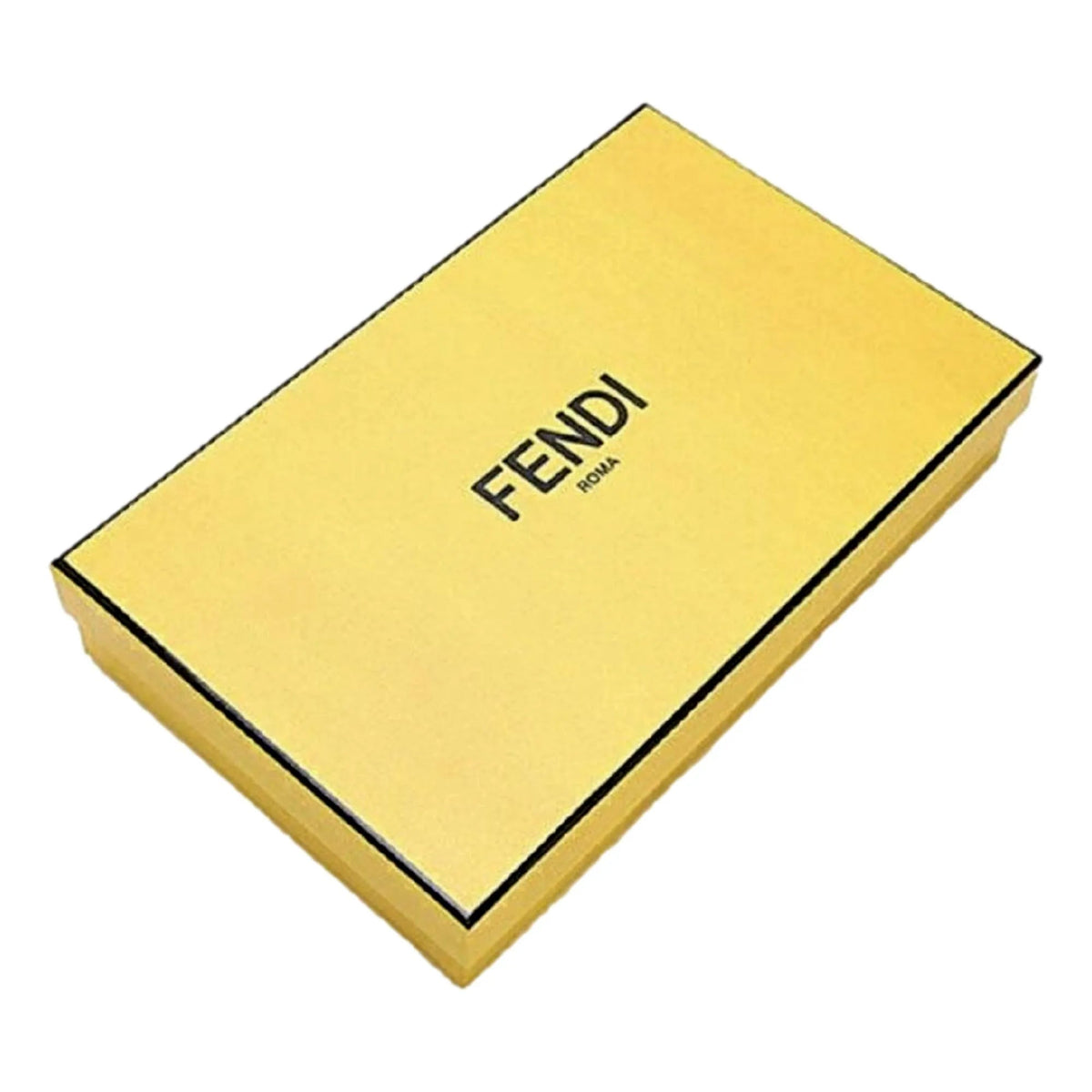 Fendi F is Fendi Yellow Leather Vertigo Print Long Wallet - Wallets - Clayton's Online Store