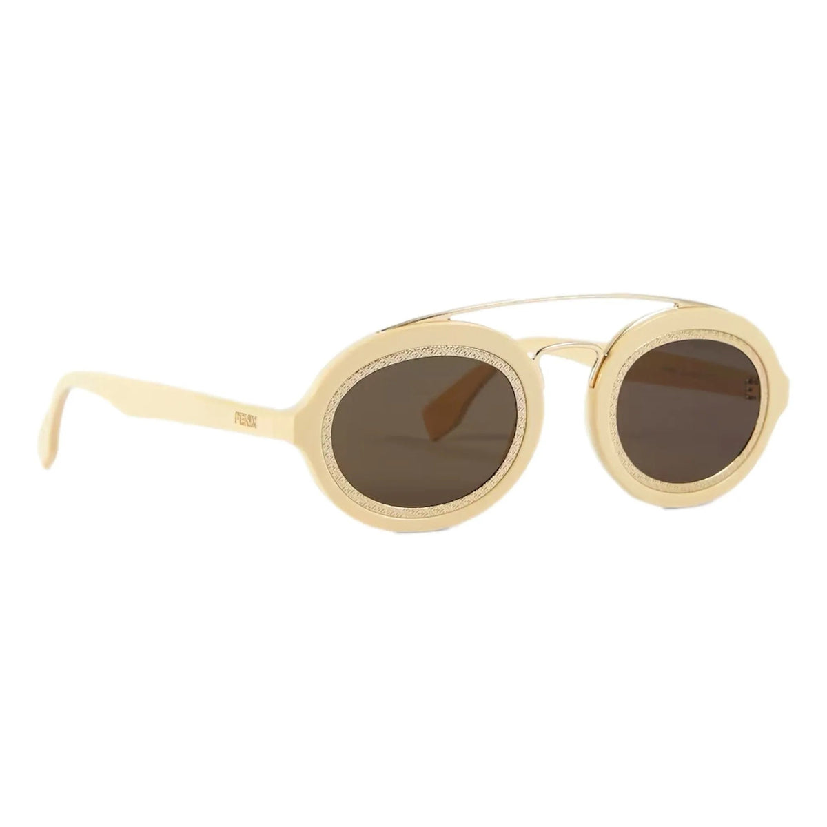 Fendi FF Men's Sunglasses Cream FOL548 - Sunglasses - Clayton's Online Store