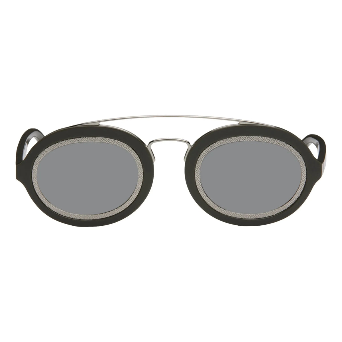 Fendi FF Men's Sunglasses Grey and Palladio Silver