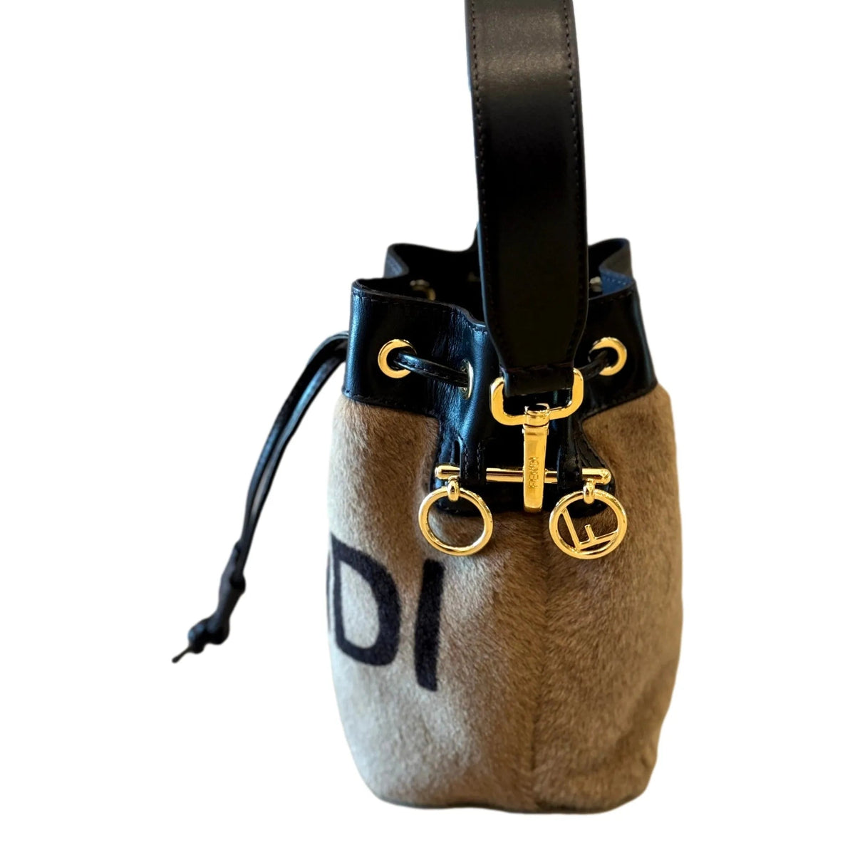 Fendi Mon Tresor Mini Bag in Shearling Superlux - Handbags - Clayton's Online Store