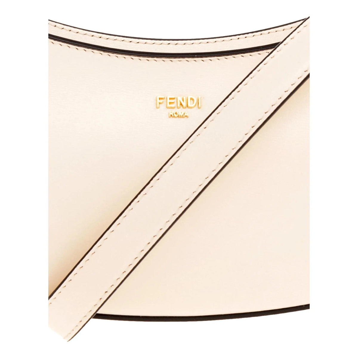 Fendi O'Lock Swing Ivory Calfskin Leather Shoulder Bag - Handbags - Clayton's Online Store