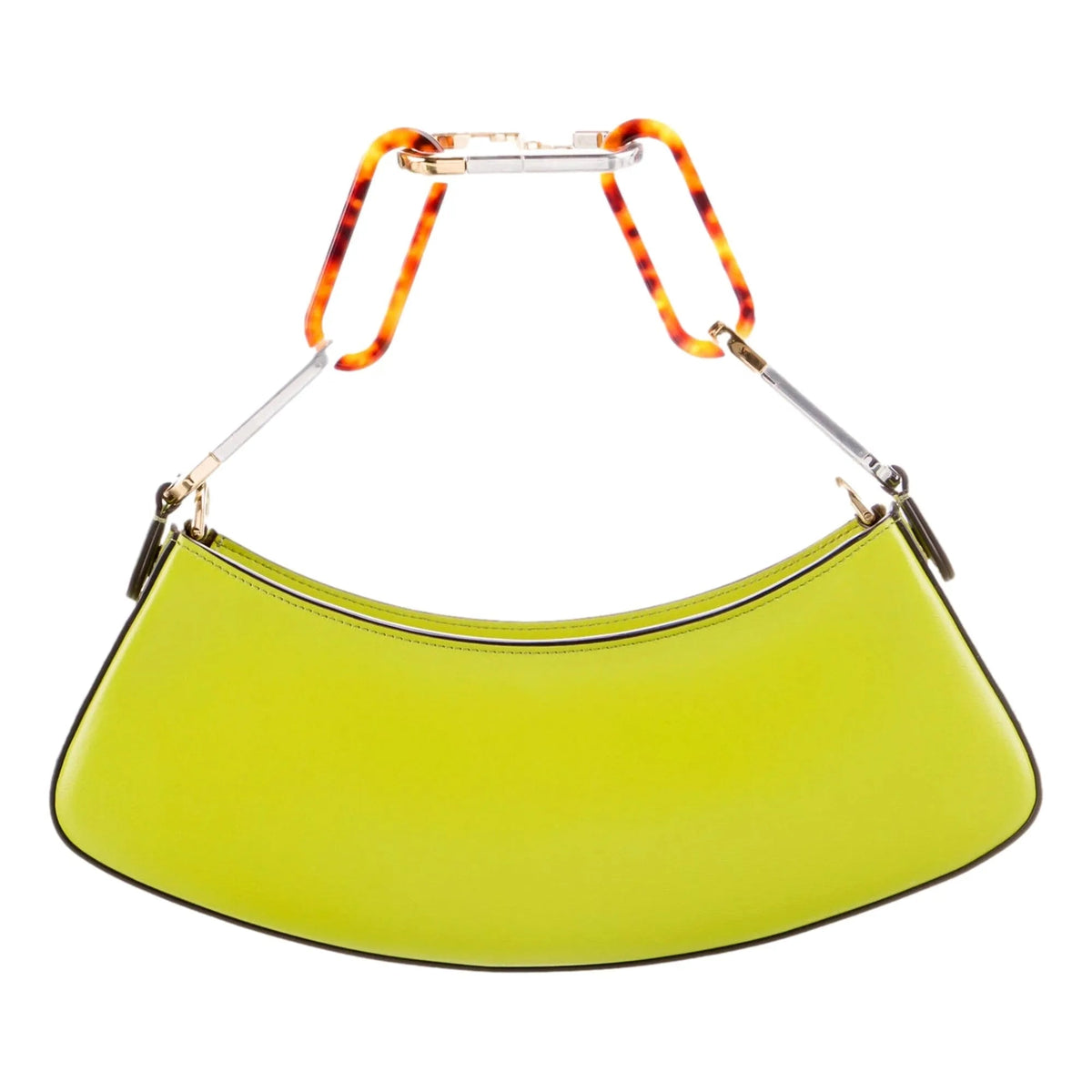 Fendi O'Lock Swing Wasabi Green Calf Leather Small Hobo Shoulder Bag - Handbags - Clayton's Online Store