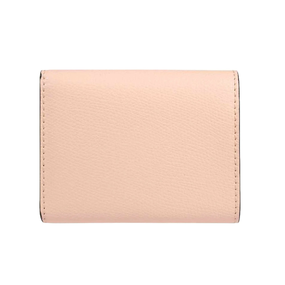 Fendi O'Lock Wallet Micro Trifold Rose Pink Tortora Gray Calf Leather - Wallets - Clayton's Online Store