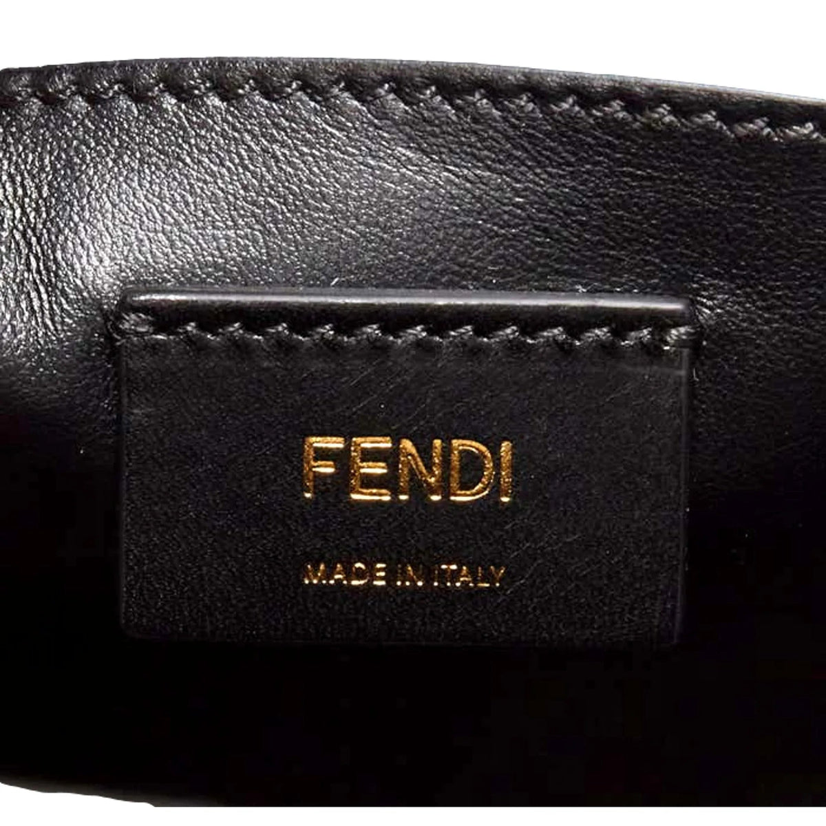 Fendi Roma 2Way Embossed Yellow Leather Crossbody Shopping Tote Bag - Handbags - Clayton's Online Store