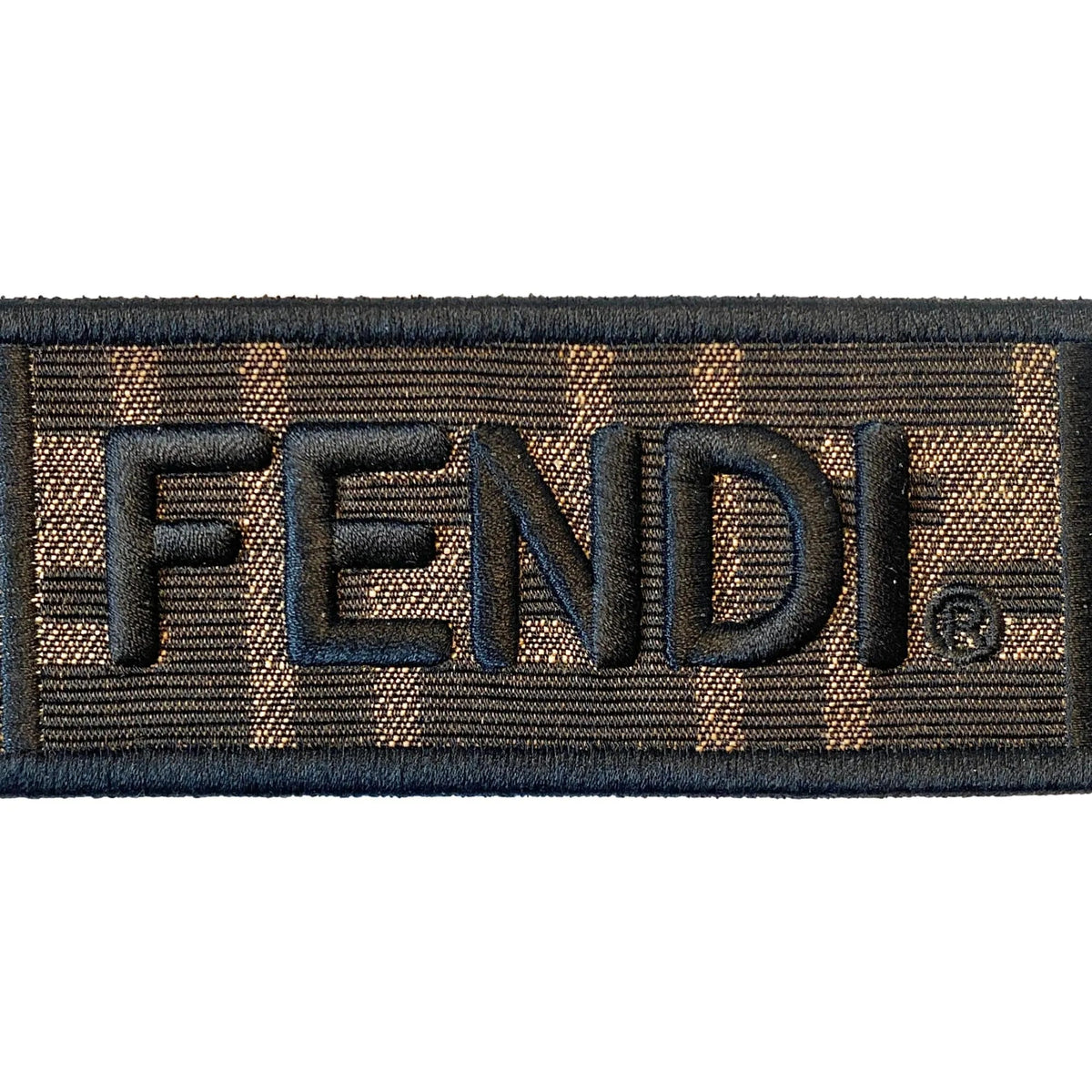 Fendi Roma Amor Embroidered Zucca Canvas Brown Mini Strap - Handbags - Clayton's Online Store