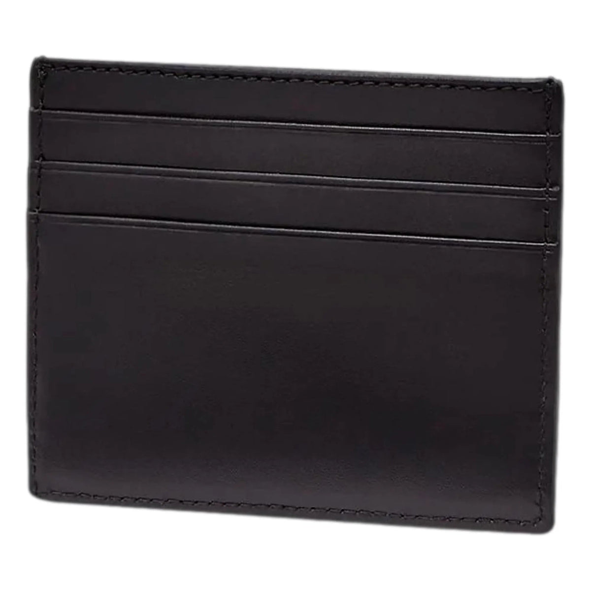 Fendi Roma Black Calfskin Leather Embossed Logo Card Case Wallet - Wallets - Clayton's Online Store