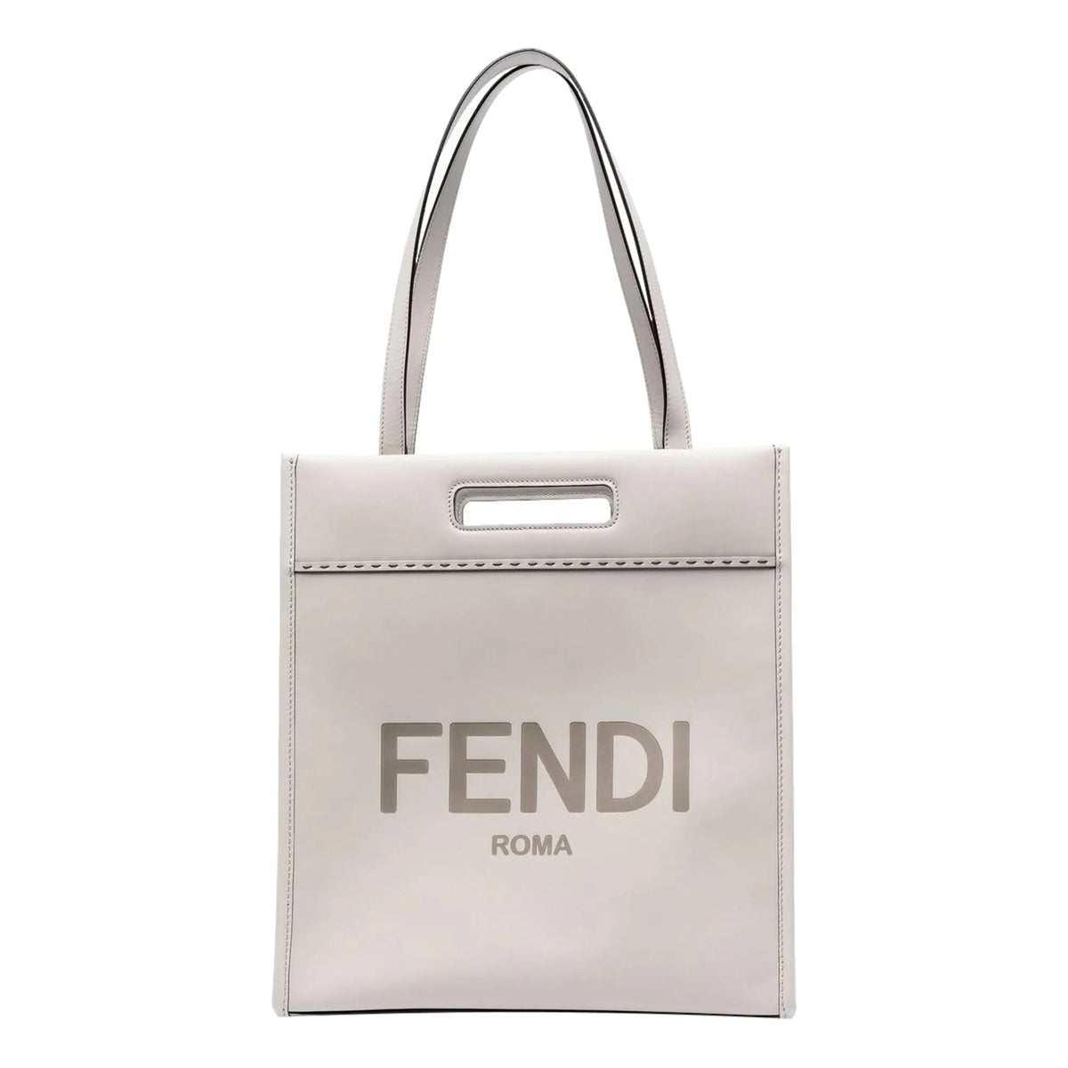 Fendi Roma Ghiaia Calf Leather Tote Bag - Handbags - Clayton's Online Store