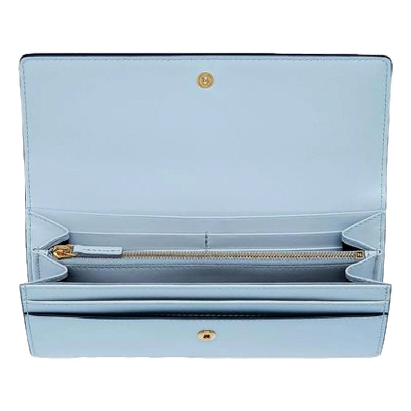 Fendi Roma Light Blue Smooth Calf Leather Continental Flap Wallet - Wallets - Clayton's Online Store