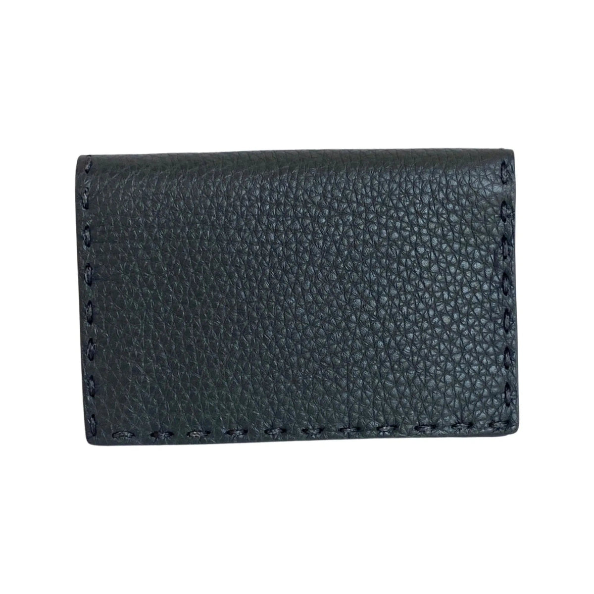 Fendi Selleria Gray Calf Leather Vertical Bifold Wallet - Wallets - Clayton's Online Store