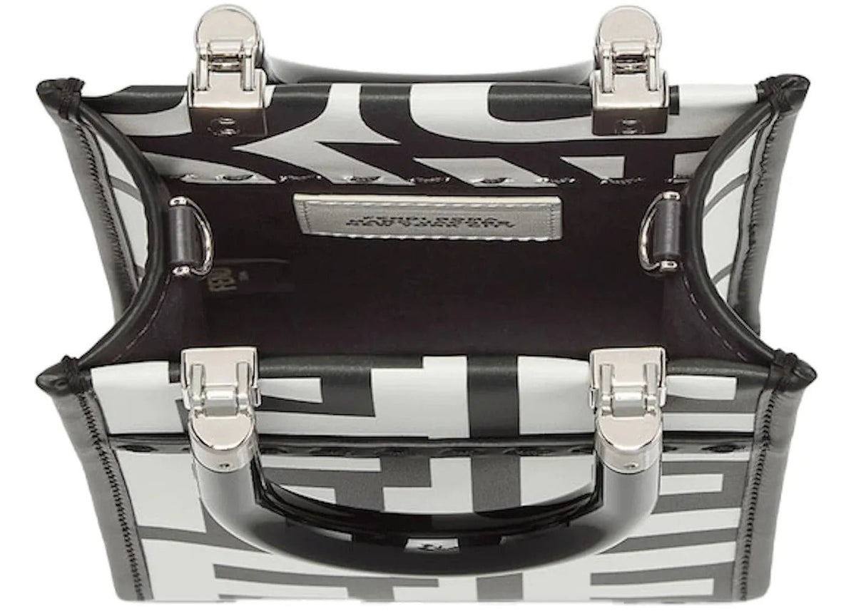 Fendi Sunshine Nero and Blanco Calfskin Leather Mini Bag - Handbags - Clayton's Online Store