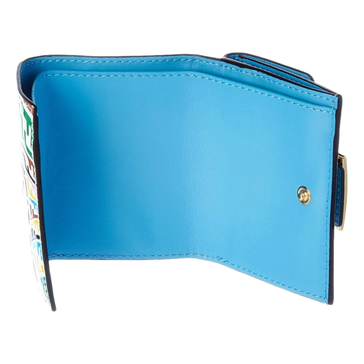 Fendi Vertigo Baguette Multicolor Leather Small Trifold Wallet - Wallets - Clayton's Online Store