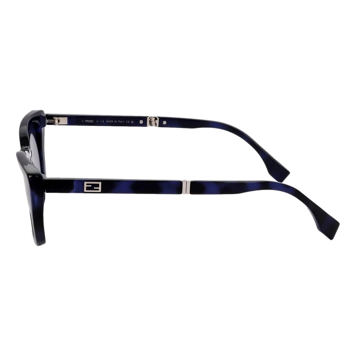 Fendi Women's Injected Touch of FF Blue Havana Sunglasses - Sunglasses - Clayton's Online Store