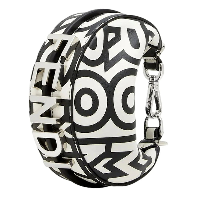 Fendi x Marc Jacobs Fendigraphy Black and White Hobo Nano Bag - Handbags - Clayton's Online Store