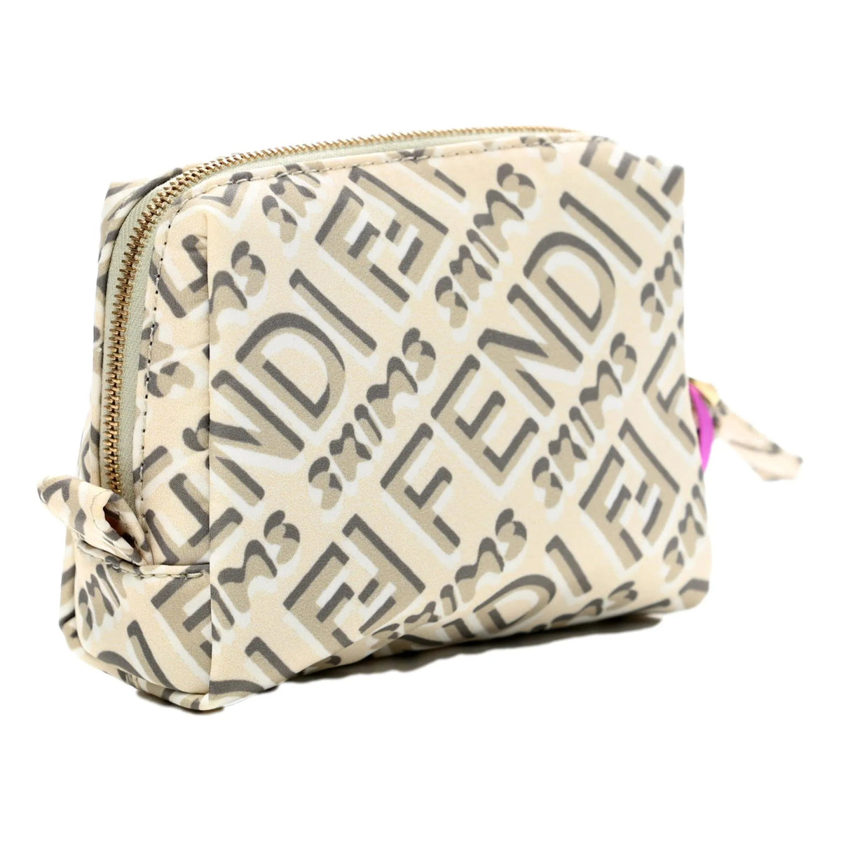 Fendi x Skims Nylon Avorio Small Beauty Pouch - Handbags - Clayton's Online Store