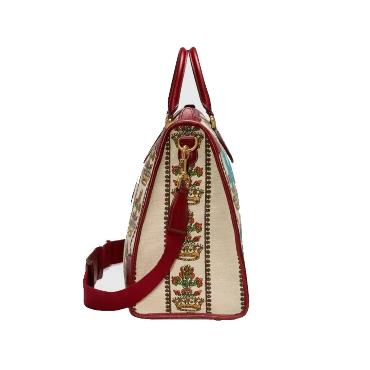 Gucci 100 Centennial Music Is Mine Jacquard Leather Duffel Bag - Handbags - Clayton's Online Store