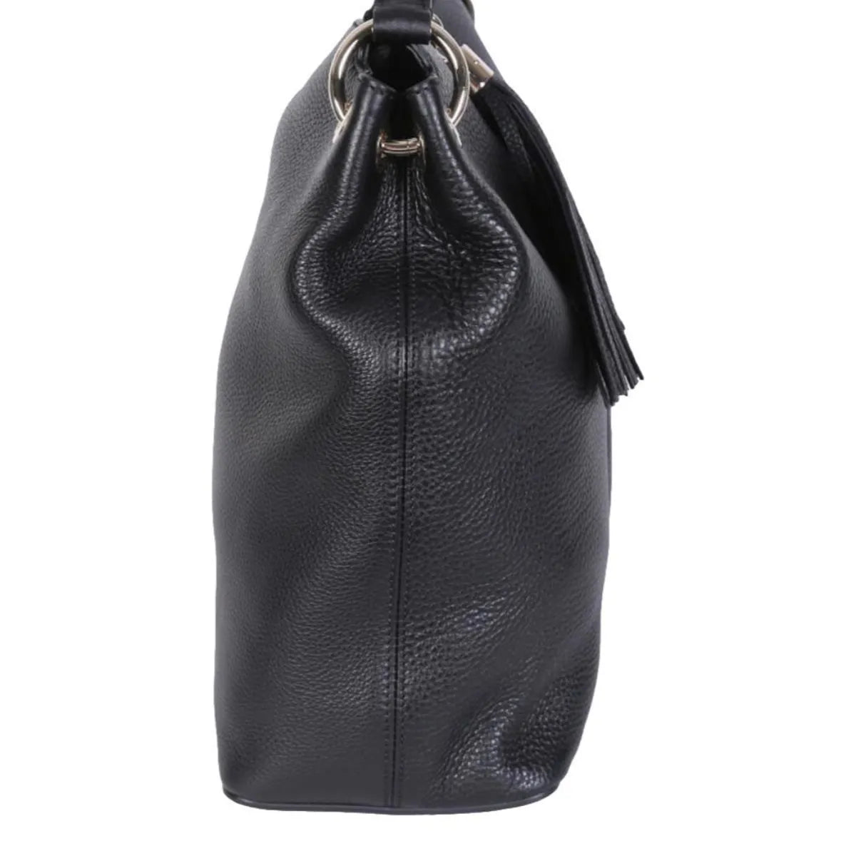 Gucci Black GG Disco Soho Leather Convertible Hobo Shoulder Bag - Handbags - Clayton's Online Store