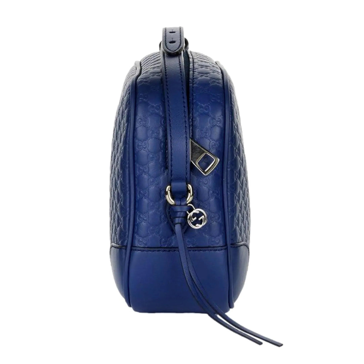 Gucci Bree Microguccissima Caspian Blue Leather Crossbody Bag - Handbags - Clayton's Online Store